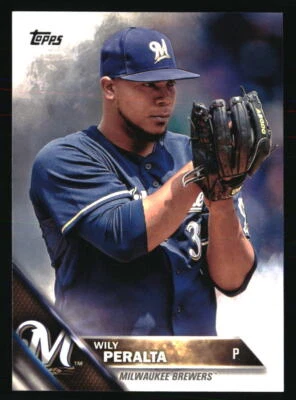 Wily Peralta 2016 Topps #414a BASEBALL Card - Image 1 of 2