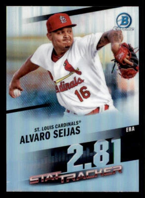 2020 Bowman Chrome Stat Track #ST23 Alvaro Seijas - Image 1 of 2