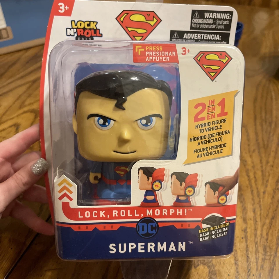 DC “Superman” Lock N’Roll Pals (Hybrid Figure To Vehicle Toy) - Brand New - Image 1 of 2