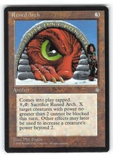 Runed Arch *Rare* Magic MtG x1 Ice Age SP