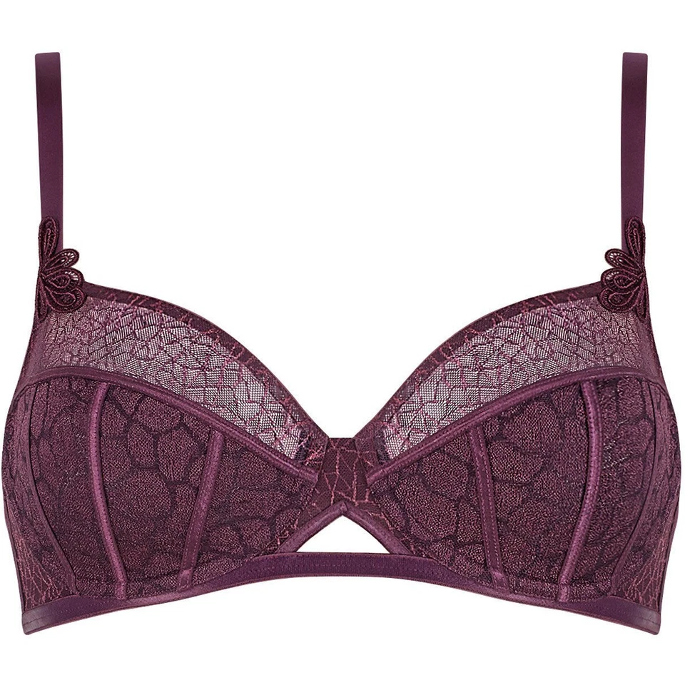 Sutiã de renda jacquard TRIUMPH Idealist Essence PURPLE ( 32 C ) - Imagem 1 de 1