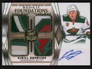2020-21 The Cup Foundations Jersey Autographs Patch #F-KK Kirill Kaprizov /5 - Picture 1 of 2