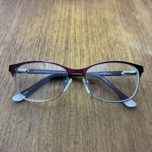 Monturas de gafas Genevieve Boutique MODERNAS ELOCUENTES borgoña plateadas 51-16-135 - Imagen 1 de 5