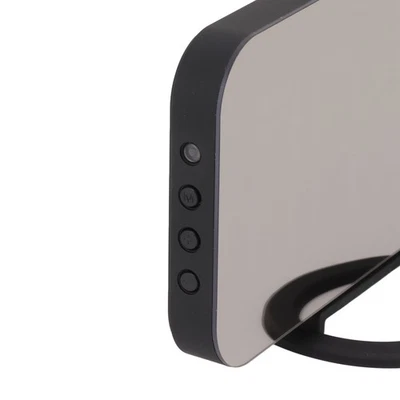 Digital Alarm Clock LED Mirrored Electronic Clocks Large RGB Display For Home - Image 1 of 4