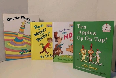 Children’s Book Bundle Ages 3-7 By Dr. Seuss Lot Of 4 Chrismas Holiday Gift  - Image 1 of 4