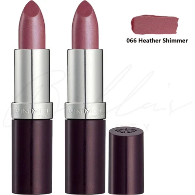 RIMMEL Lasting Finish Lipstick Smooth & Creamy - 066 Heather Shimmer *PACK OF 2* - Image 1 of 4
