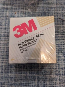 (Two Packs) Brand New & Sealed 3M 2HD 1.44 MB 3.5'' Diskettes Disks 10 Pack - Picture 1 of 4