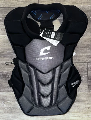 НОВЫЙ с ярлыками! Защита груди для бейсбола Champro Optimus Pro Plus CPN13B 14 дюймов молодежная - Изображение 1 из 4