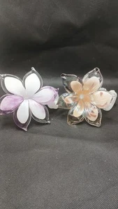 Set 2 fiori in vetro di Murano - Foto 1 di 5