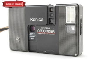 【FAST NEUWERTIG】 Konica Recorder Schwarz Halbformat Point & Shoot Filmkamera JAPAN - Bild 1 von 24