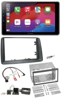 Pioneer Lenkrad USB DAB Bluetooth 2DIN Autoradio für Fiat Panda 2007-2012 grau - Bild 1 von 4