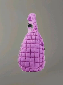Borsa a tracolla Pickle O' Joe Pickleball borsa racchetta trapuntata viola vibrante rosa copertura - Foto 1 di 3