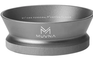 MUVNA 58mm Magnetischer Dosiertrichter, Aluminium Espresso Siebträger Ring, Silber - Bild 1 von 6