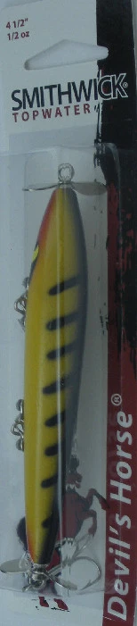 Smithwick AF205 4-1/2 英寸魔鬼马 1/2 盎司黄色和黑色条纹 — 第 1/3 张图片