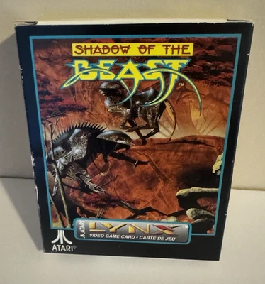 Shadow of the Beast Atari Lynx  Game  Complete in Box CIB  Authentic - Image 1 of 4