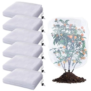 6 Pack Insect Bird Netting Cover - 4x5FT Blueberry Bushes Netting Plant Cover... - Picture 1 of 7