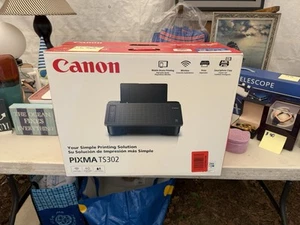 Canon Pixma TS302 Photo Inkjet Printer - Black - Picture 1 of 2