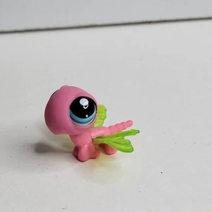 Littlest Pet Shop Authentic # 2432 borsa rosa cieca libellula ali verde fluo - Foto 1 di 4