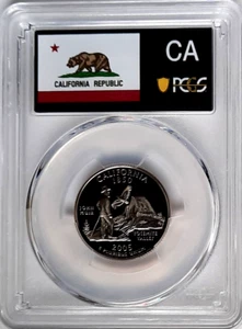 2005-S Clad Proof California State Quarter-PCGS PR 70 DCAM-State Flag - Picture 1 of 4