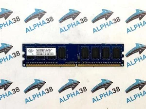 2 GB(2x 1 GB) DDR2-667 PC2-5300 Nanya NT1GT64U8HBOBY-3C PC RAM Memory Dealer - Picture 1 of 1