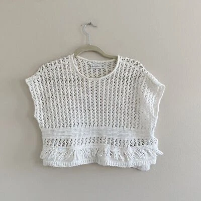 Top de ganchillo recortado Abercrombie niños talla pequeña/10 Foto 1 de 4