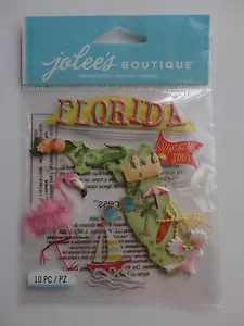 Sunny Florida Scrapbook Sticker - Picture 1 of 1
