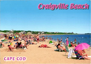 Postcard:  Craigville Beach, Centerville, Cape Cod -- Massachusetts, USA - Picture 1 of 2