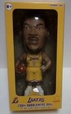 洛杉矶湖人队 Devean George 摇头公仔篮球运动员 7 英寸娃娃 2004 — 第 1/4 张图片