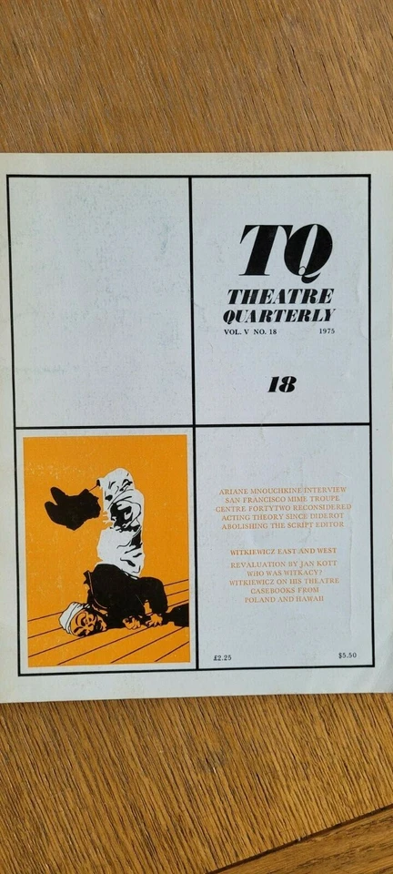 Theatre Quarterly Magazine 1975 - San Francisco Mime Troupe etc.... - Image 1 of 4