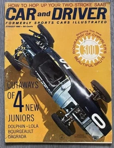 August 1961 CAR & DRIVER: SPORTS CARS ILLUSTRATED ~ Studebaker Hawk, Flaminia GT - Picture 1 of 7