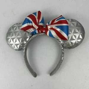 Disney EPCOT Spaceship Earth United Kingdom UK Flag Minnie Ears - Picture 1 of 4