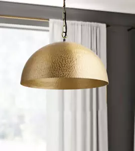 Lámparas colgantes de cúpula de latón, accesorio de luz de techo, luces colgantes marroquíes. - Imagen 1 de 5