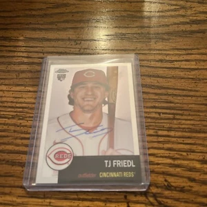 TJ Friedl RC Auto 2022 Topps Chrome Platinum Rookie Card Autograph #CPA-TF Reds - Picture 1 of 4