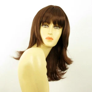 Parrucca donna semi lunga rame marrone scuro GLADIS 31 - Picture 1 of 8