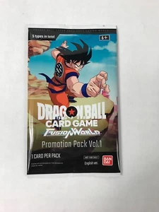 Dragon Ball Super Juego de Cartas - Fusion World - ENG Promo Pack Vol 1 - Bandai - Imagen 1 de 2