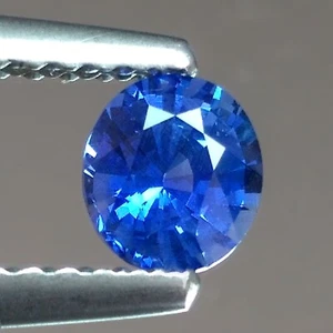 Piedras preciosas sueltas de zafiro natural de Ceilán azul aciano ovalado de 0,51 quilates - Imagen 1 de 4