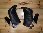 Unisa Leather Heel Peep Toe Ankle Straps Sandals, Uk 7, Eu 40