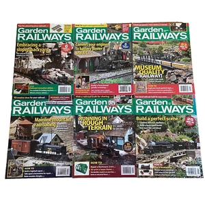Garden Railways Model Railroad Magazine Lot of 6 issues 2016-2018 - Picture 1 of 2