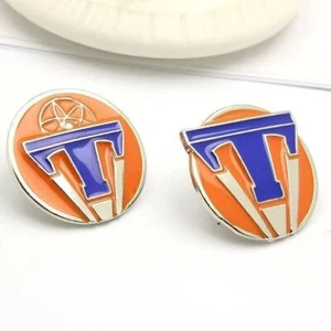 1 Pair/set Tomorrowland World's Fair Movie Emblem Badge Exclusive Pin Props - Picture 1 of 7