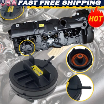 Cubierta de válvula de motor PCV apta para 2009 2012 2008 2013 2010 E82 BMW 128i E60 528i 528xi Foto 1 de 4