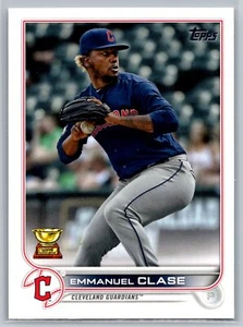 2022 Topps #190 Emmanuel Class Cleveland Guardians KOSTENLOSER VERSAND - Bild 1 von 2