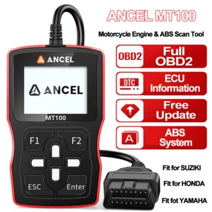 MT100 Motorcycle Diagnostic Scanner OBD2 Fault Code Reader Scan Tool For Honda - Picture 1 of 7