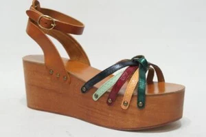 SANDALI ISABEL MARANT MUILTI IN PELLE ZIA ZEPPA SCARPE FR41/9,5 US $445 - Foto 1 di 11