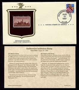Estampillas históricas OPC Sociedad postal conmemorativa #943 Institución Smithsonian - Imagen 1 de 1