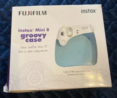 Funda para cámara Fujifilm Instax Groovy para Instax Mini 8 verde/azul, Polaroid Share Foto 1 de 4