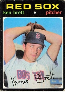 1971 Topps - Ken Brett #89-Boston Red Sox-GD/VG - Picture 1 of 2