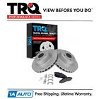 TRQ Front Ceramic Brake Pad & Brake Performance Rotor Kit for 05-06 Pontiac GTO