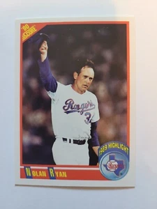 1990 SCORE NOLAN RYAN 89 HIGHLIGHT #696 NM - Bild 1 von 1
