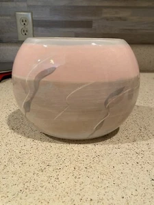 Vohann of California Vintage 80er Jahre Design handbemalt pastell Deko Vase - Bild 1 von 11