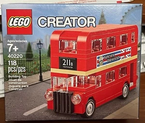 LEGO NEU CREATOR London Bus 40220 Mini Doppeldecker 118 Teile Originalverpackt - Bild 1 von 2